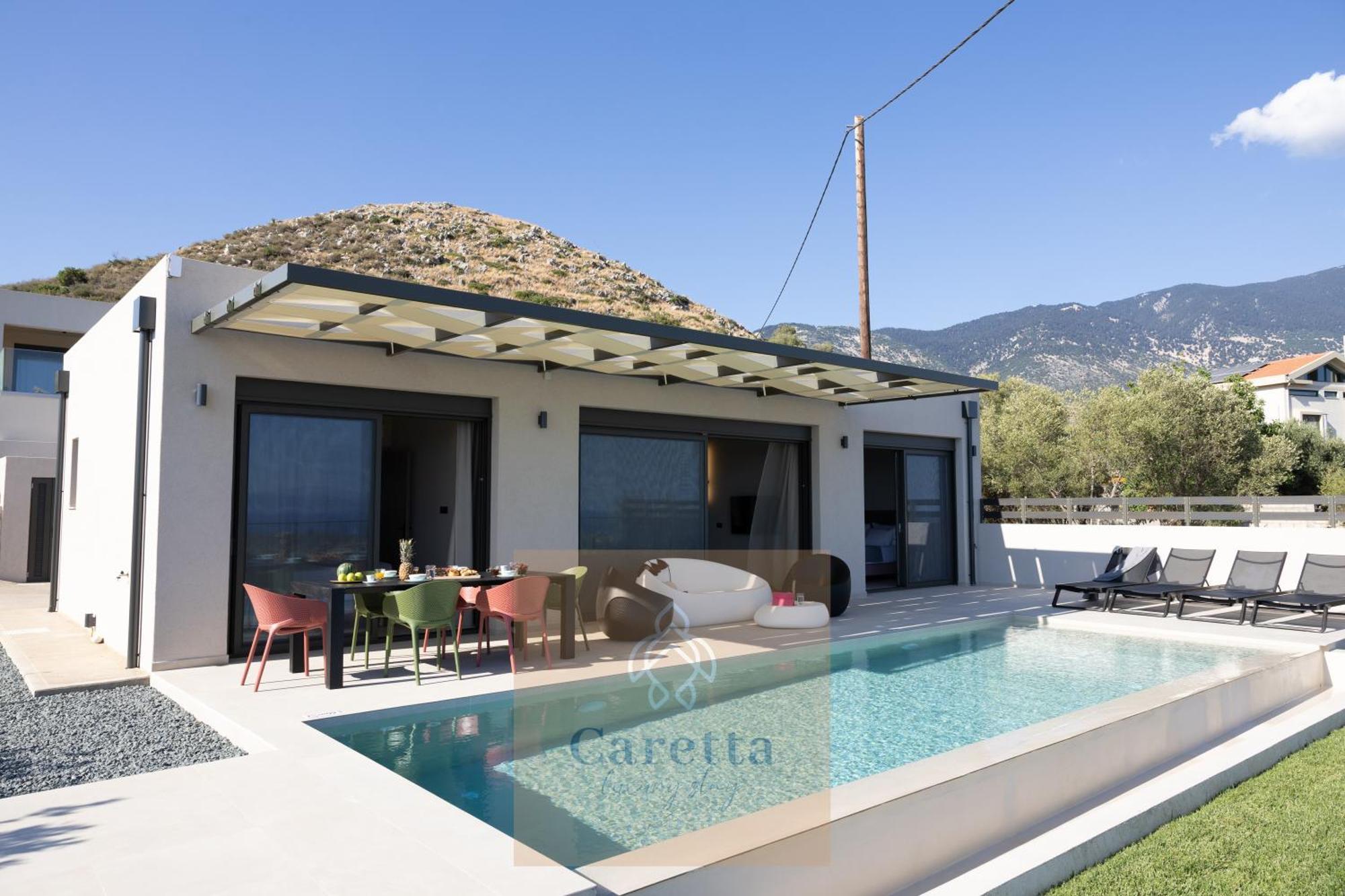 Gem Villas Luxury Sea View Karavádhos Exteriör bild