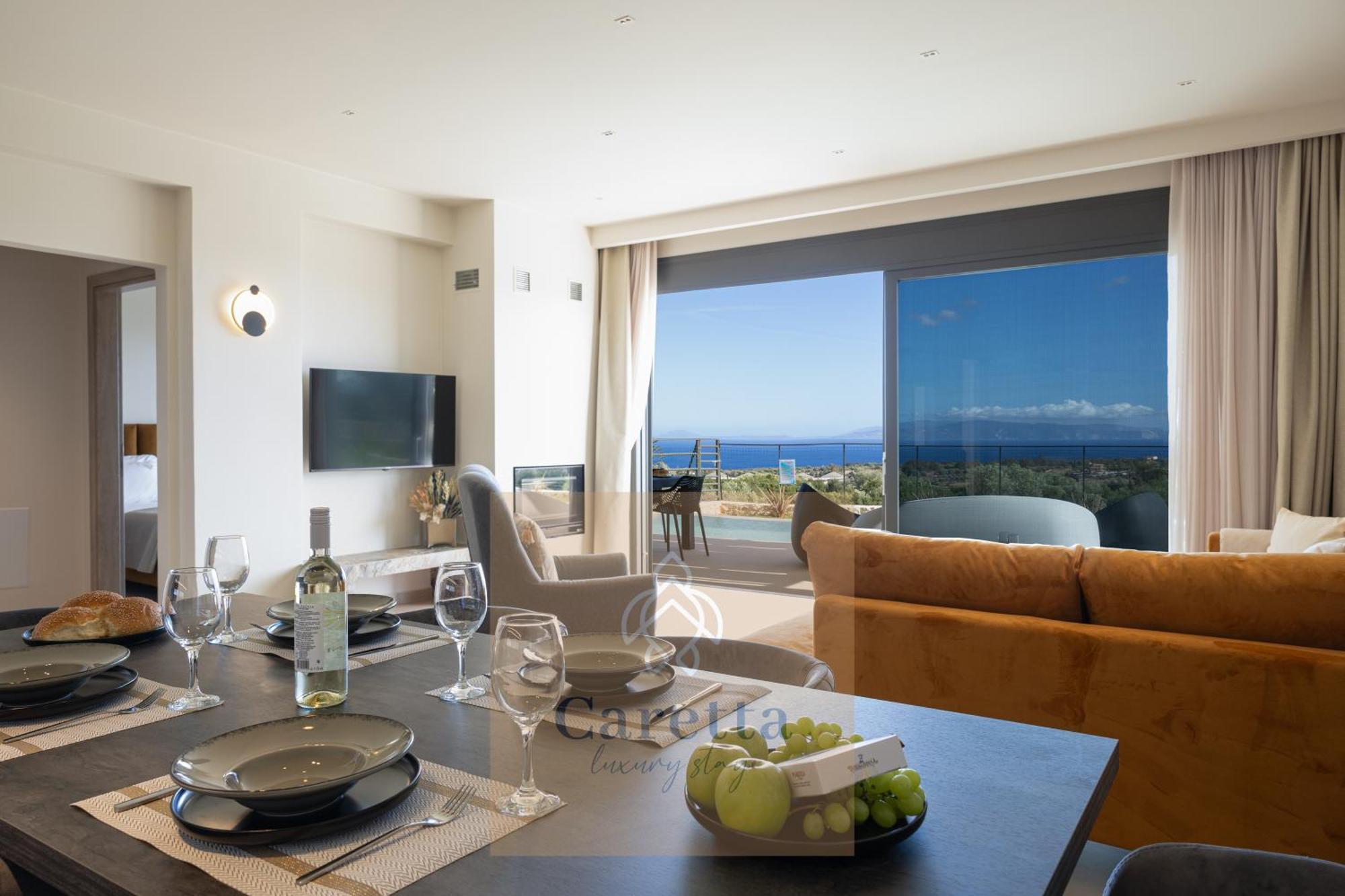 Gem Villas Luxury Sea View Karavádhos Exteriör bild